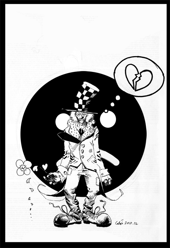 Sad Clown Drawing at GetDrawings | Free download