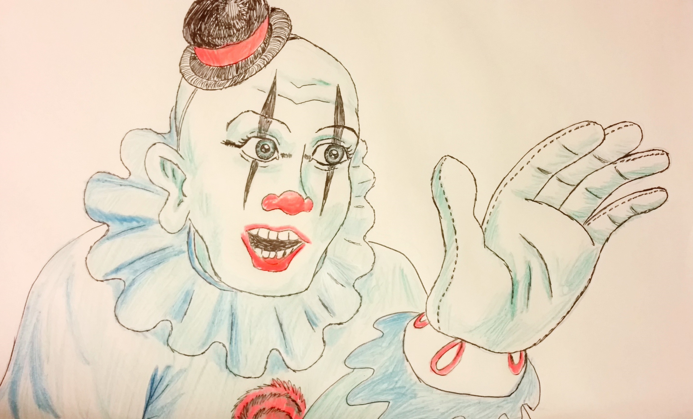 Sad Clown Drawing at GetDrawings | Free download