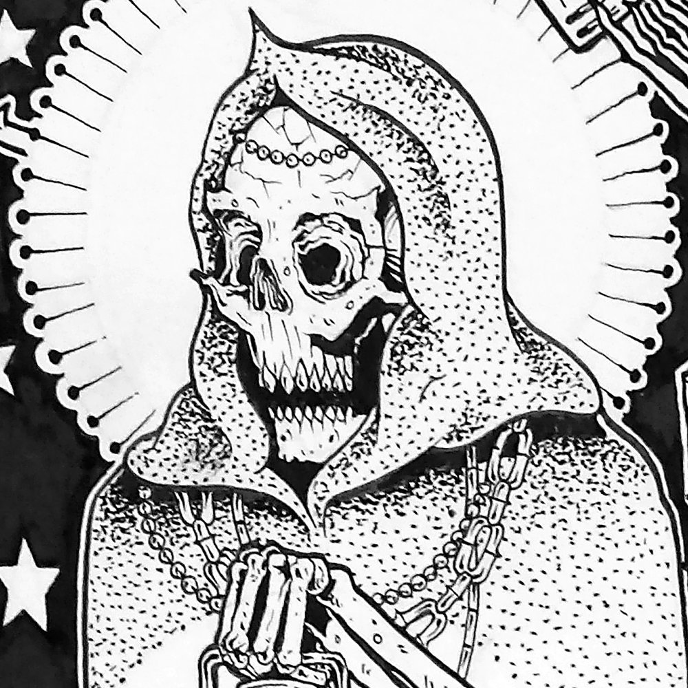 Santa Muerte Drawing at GetDrawings | Free download