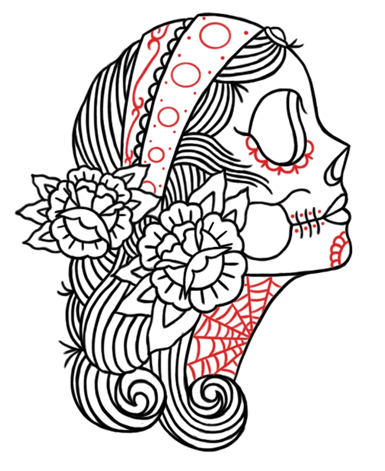 Featured image of post Santa Muerte Drawing Tattoo