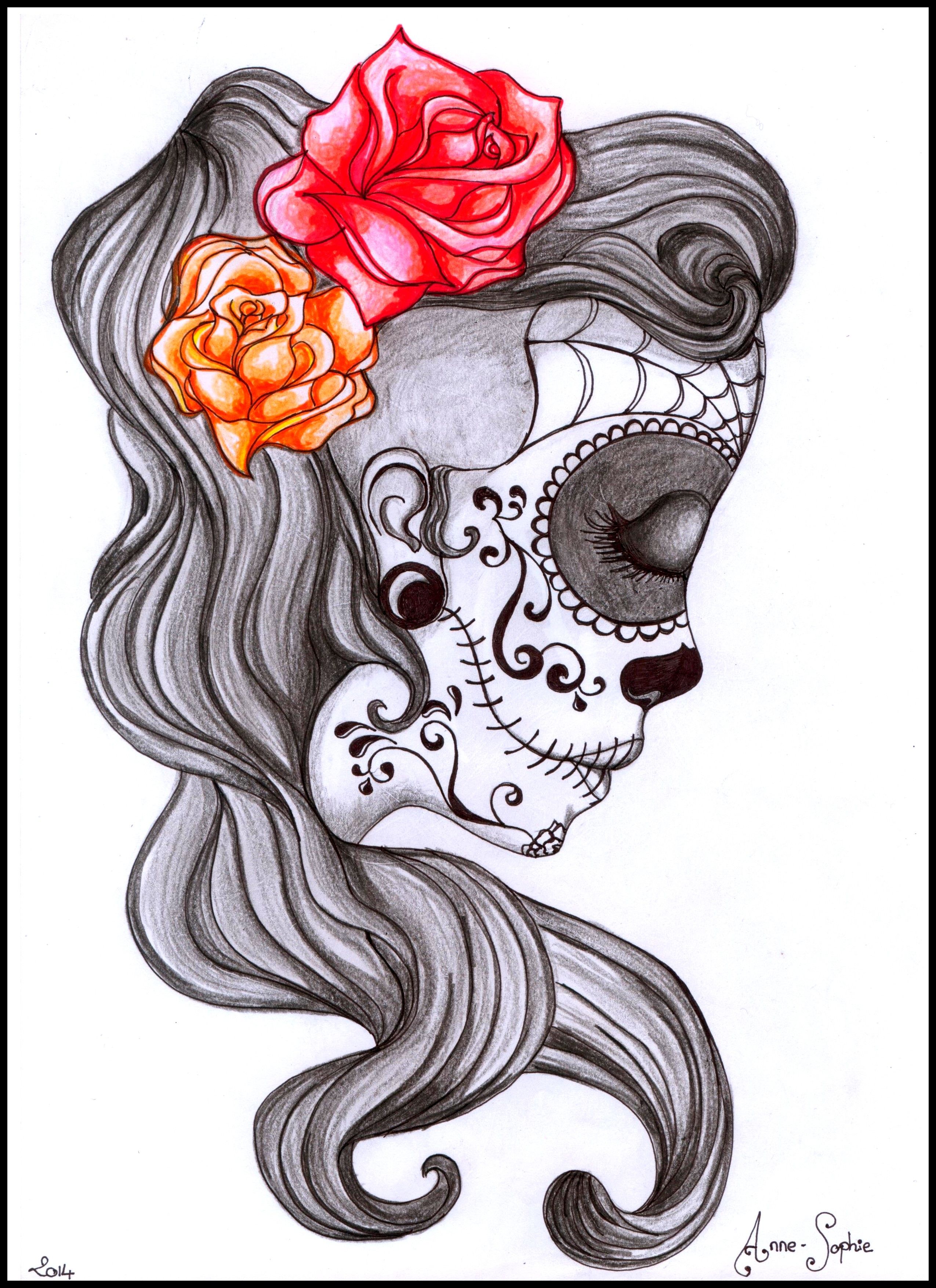 Santa Muerte Drawing at GetDrawings Free download