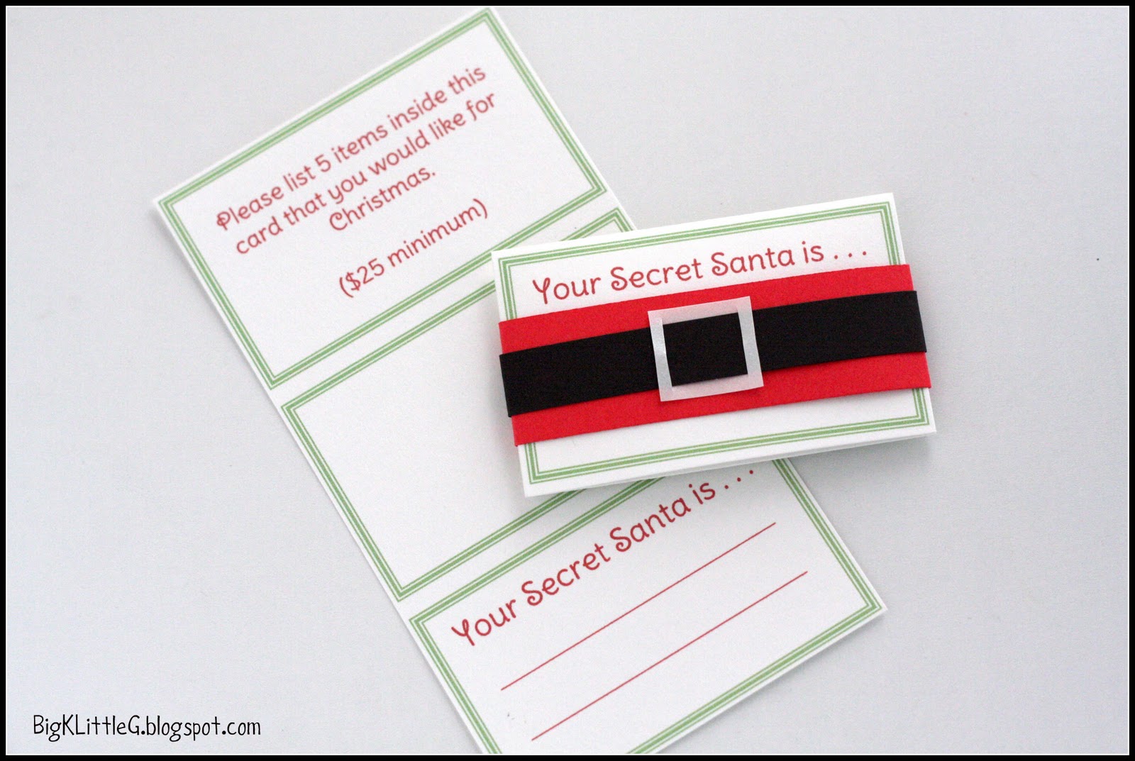 Secret Santa Drawing Slips at GetDrawings Free download