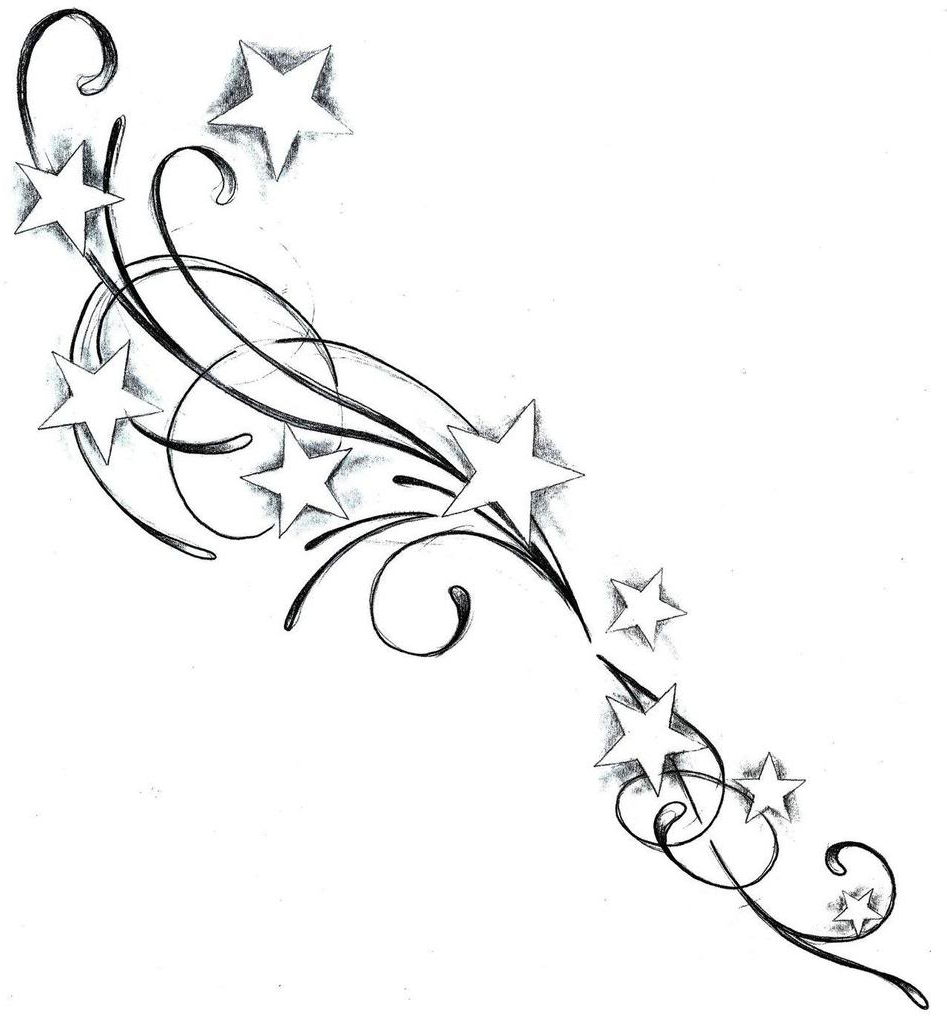 Shooting Star Tattoo Drawing at GetDrawings Free download