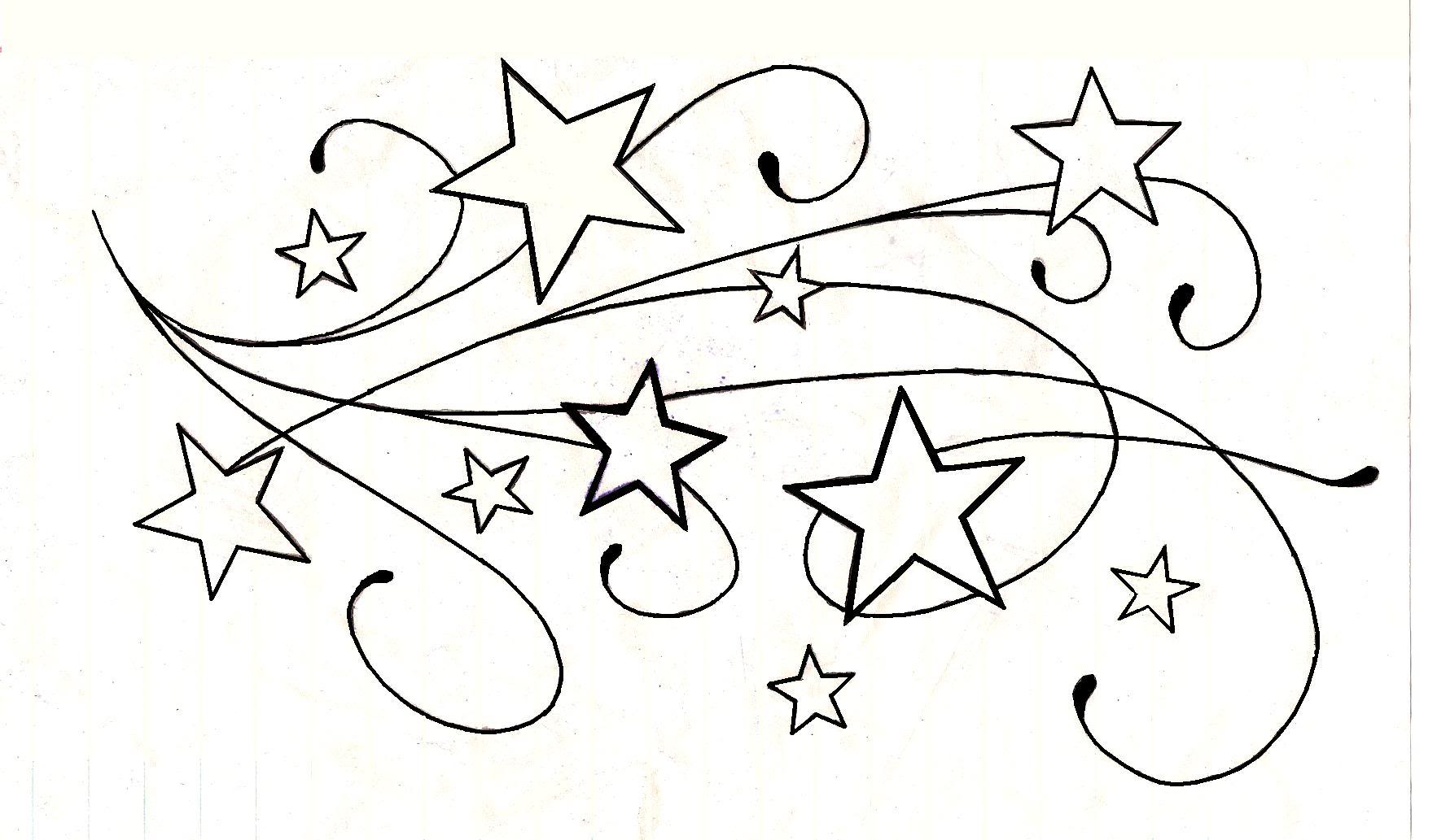 Shooting Star Tattoo Drawing at GetDrawings | Free download