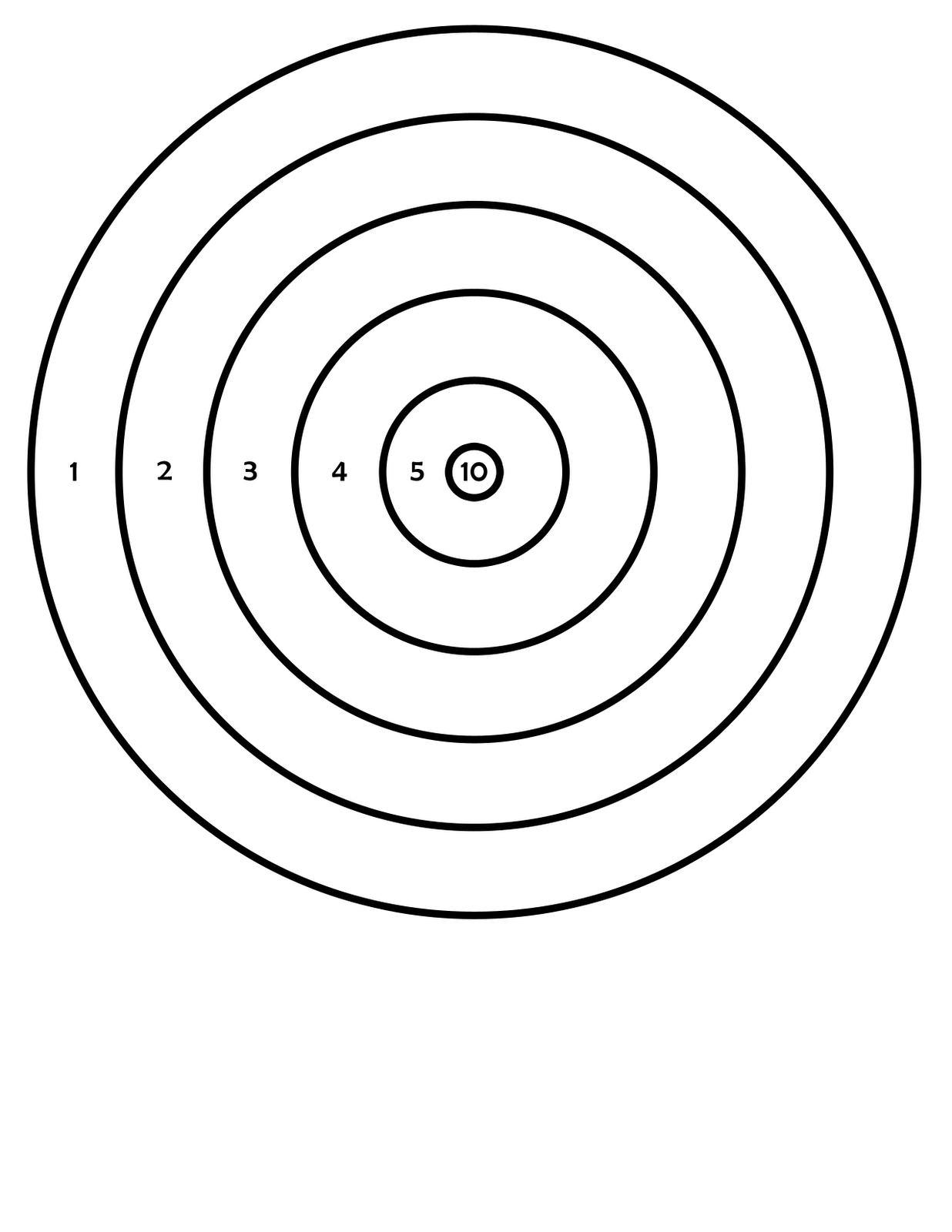 Shooting Target Drawing At GetDrawings Free Download