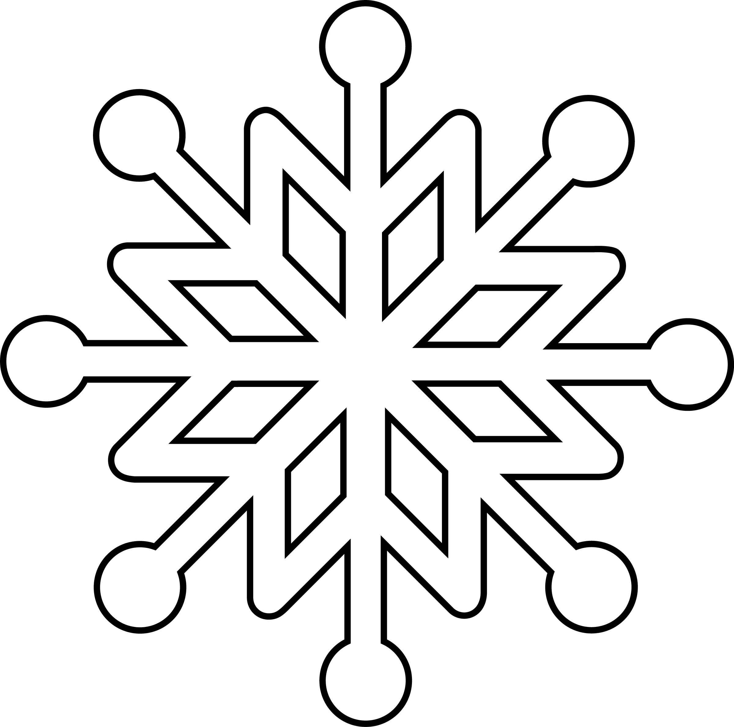 Snowflake Drawing Images at GetDrawings | Free download