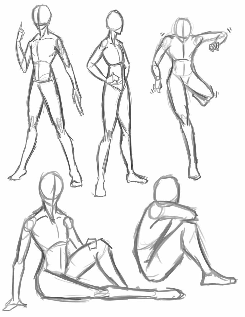 Standing Poses For Drawing at GetDrawings | Free download