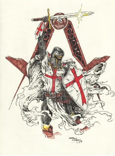 Templar Knight Drawing At GetDrawings | Free Download