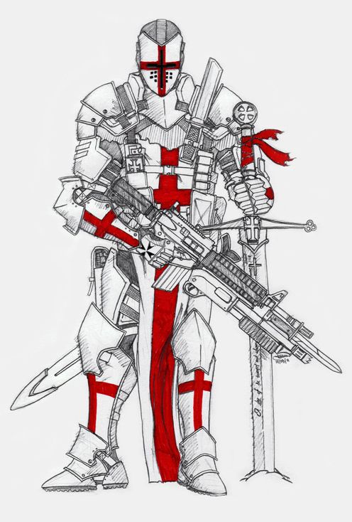 Templar Knight Drawing at GetDrawings | Free download