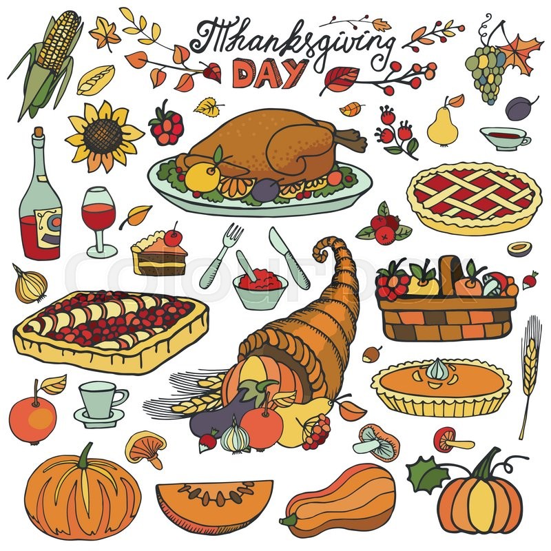 Thanksgiving Food Drawing at GetDrawings Free download