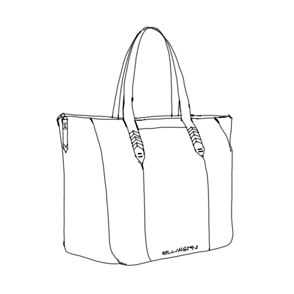 Tote Bag Technical Drawing at GetDrawings | Free download
