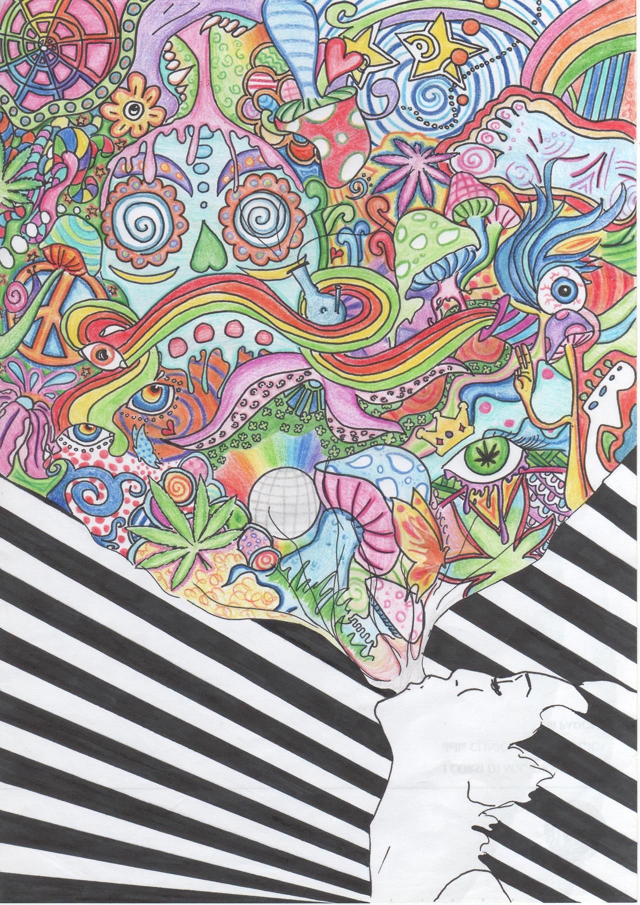 Trippy Drawing Ideas at GetDrawings Free download