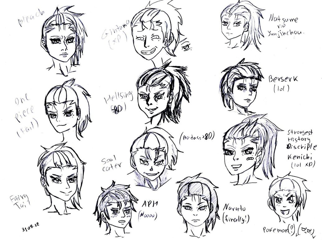 Types Of Anime Drawing Styles At Getdrawings Free Download