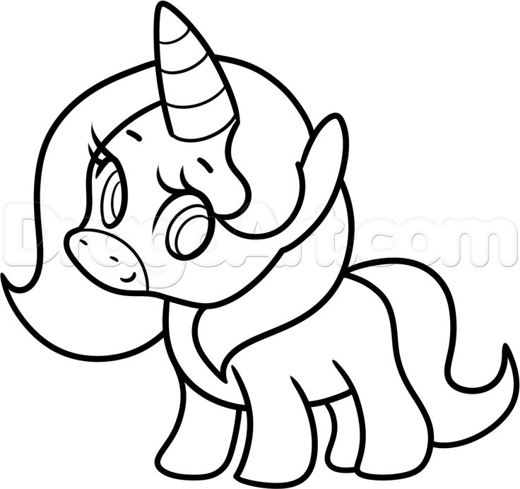 Unicorn Head Drawing Easy at GetDrawings | Free download