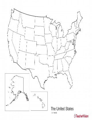 United States Outline Drawing at GetDrawings | Free download