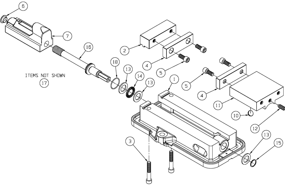 sketch layout of a vice tool