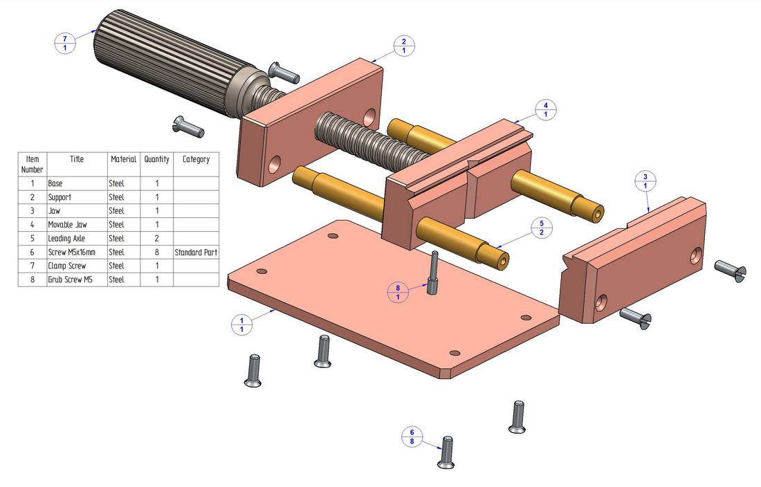 Vise Drawing at GetDrawings | Free download