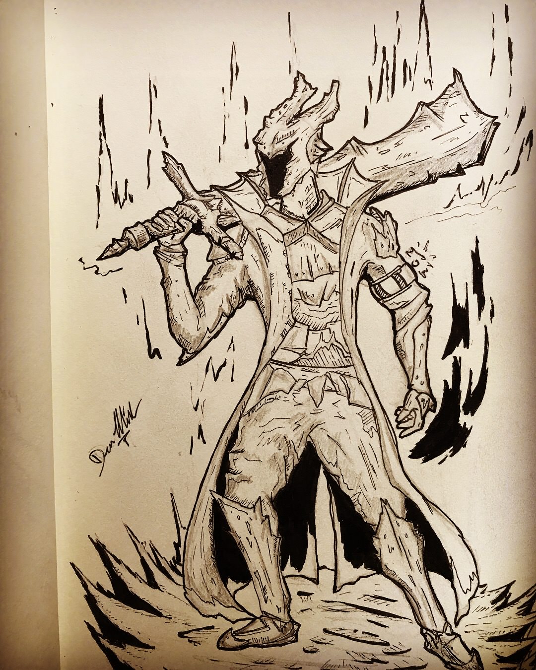 Warlock Drawing at GetDrawings Free download