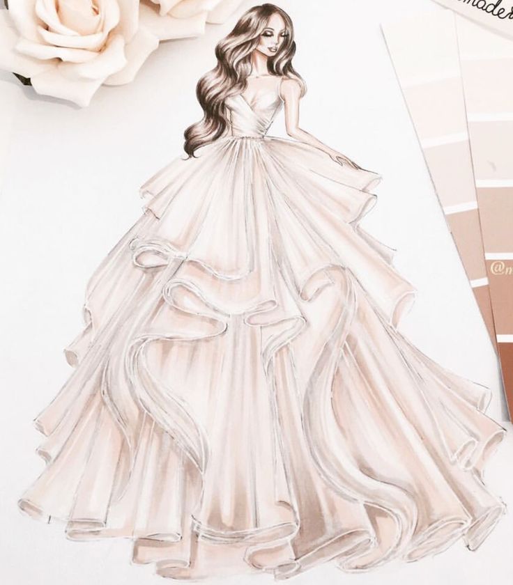 Wedding Dress Drawing Designs at GetDrawings Free download
