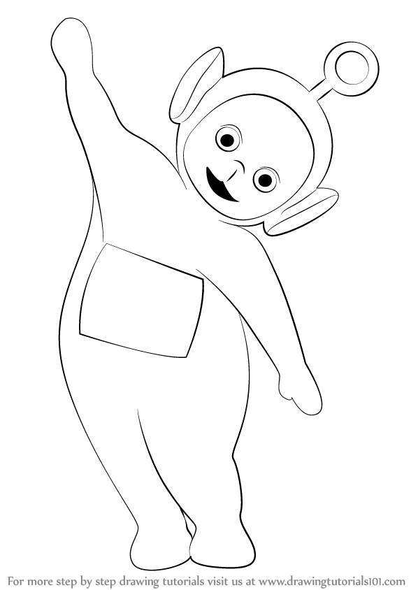 598x844 Learn How To Draw Po From Teletubbies (Teletubbies) Step By Step.