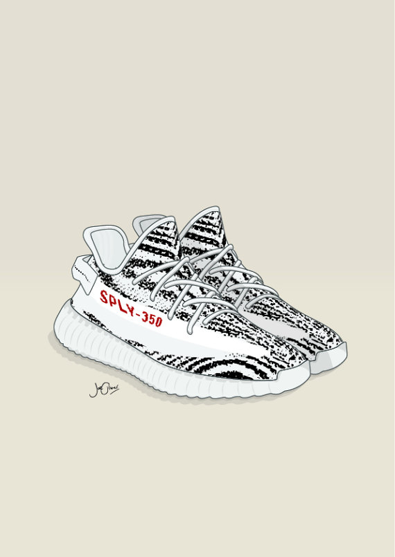Yeezy Boost 350 V2 Drawing at GetDrawings Free download