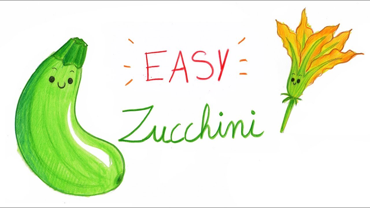 Zucchini Drawing at GetDrawings Free download