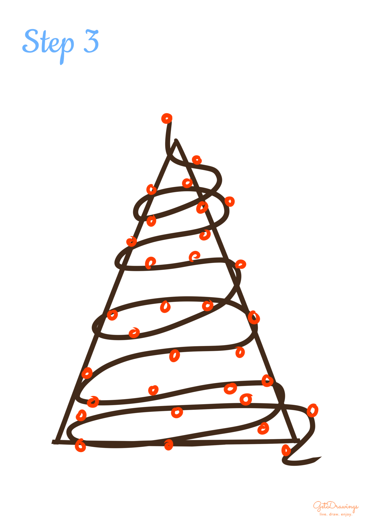 How to Draw a Christmas Lights | GetDrawings.com