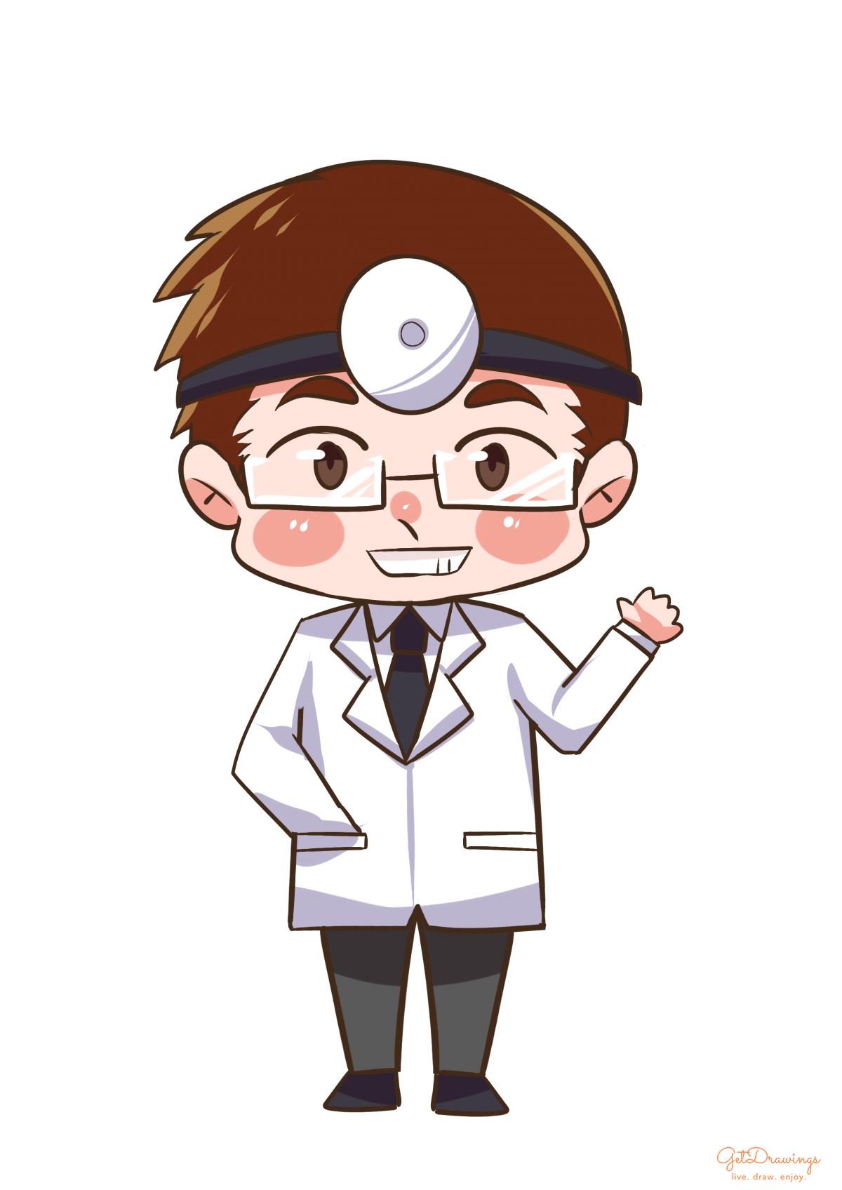 How to draw a Doctor?