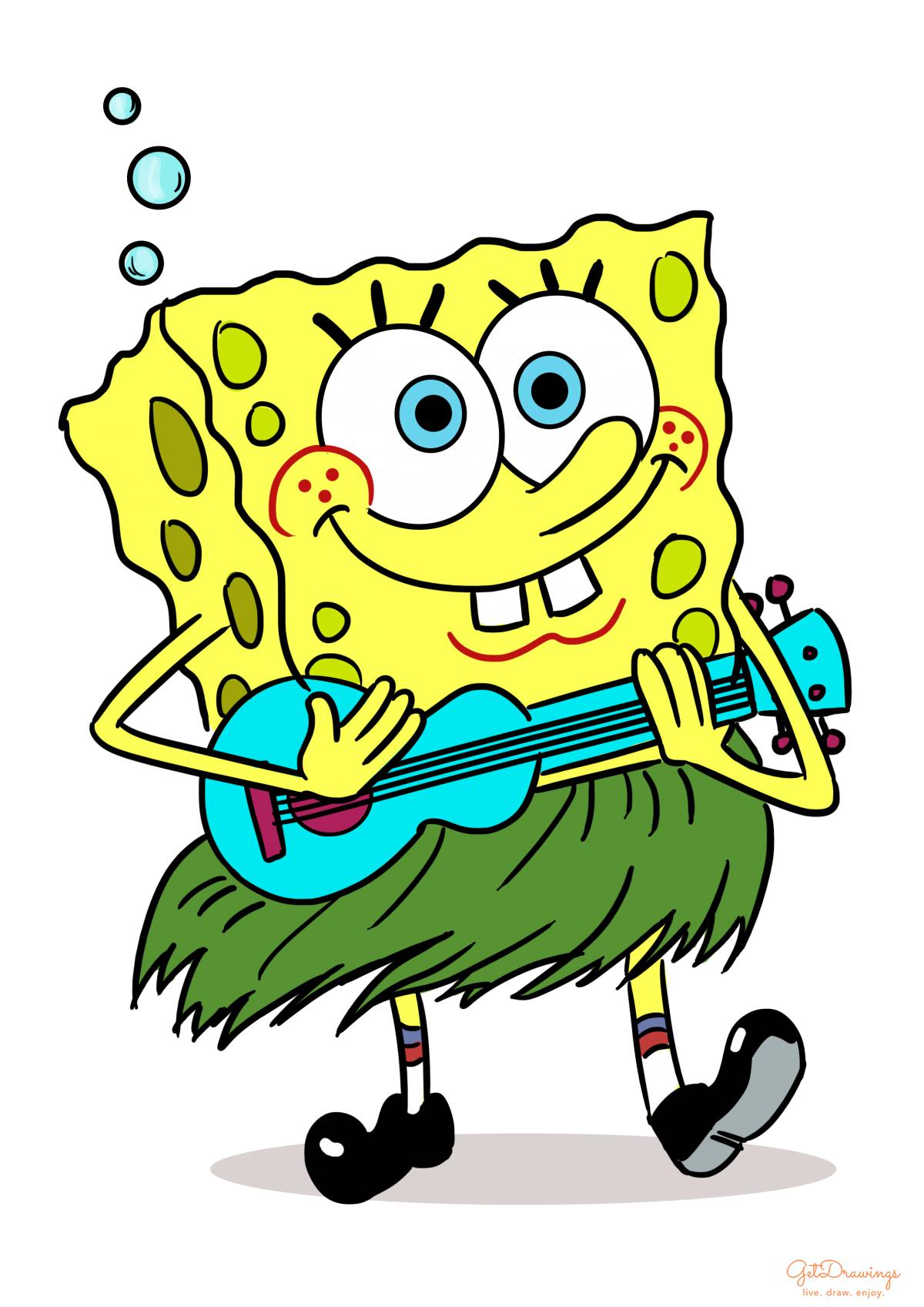 Learn How To Draw Spongebob From Spongebob Squarepant Vrogue Co