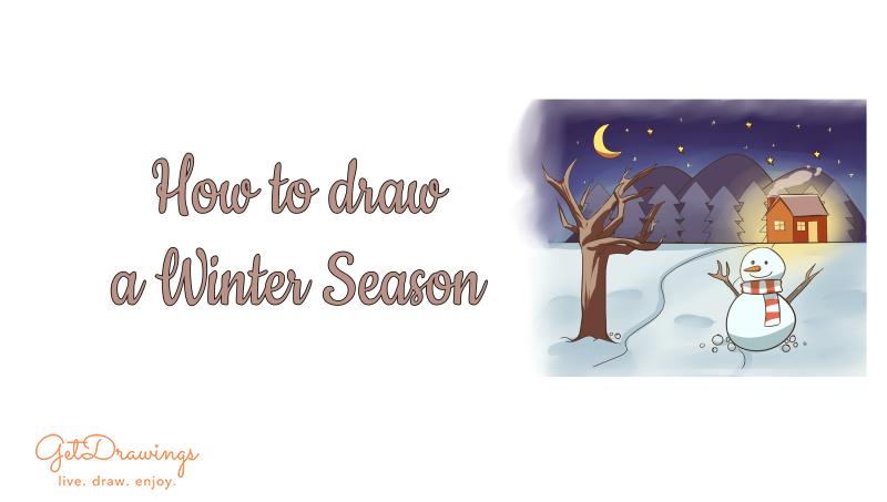 How to draw a Winter Season?