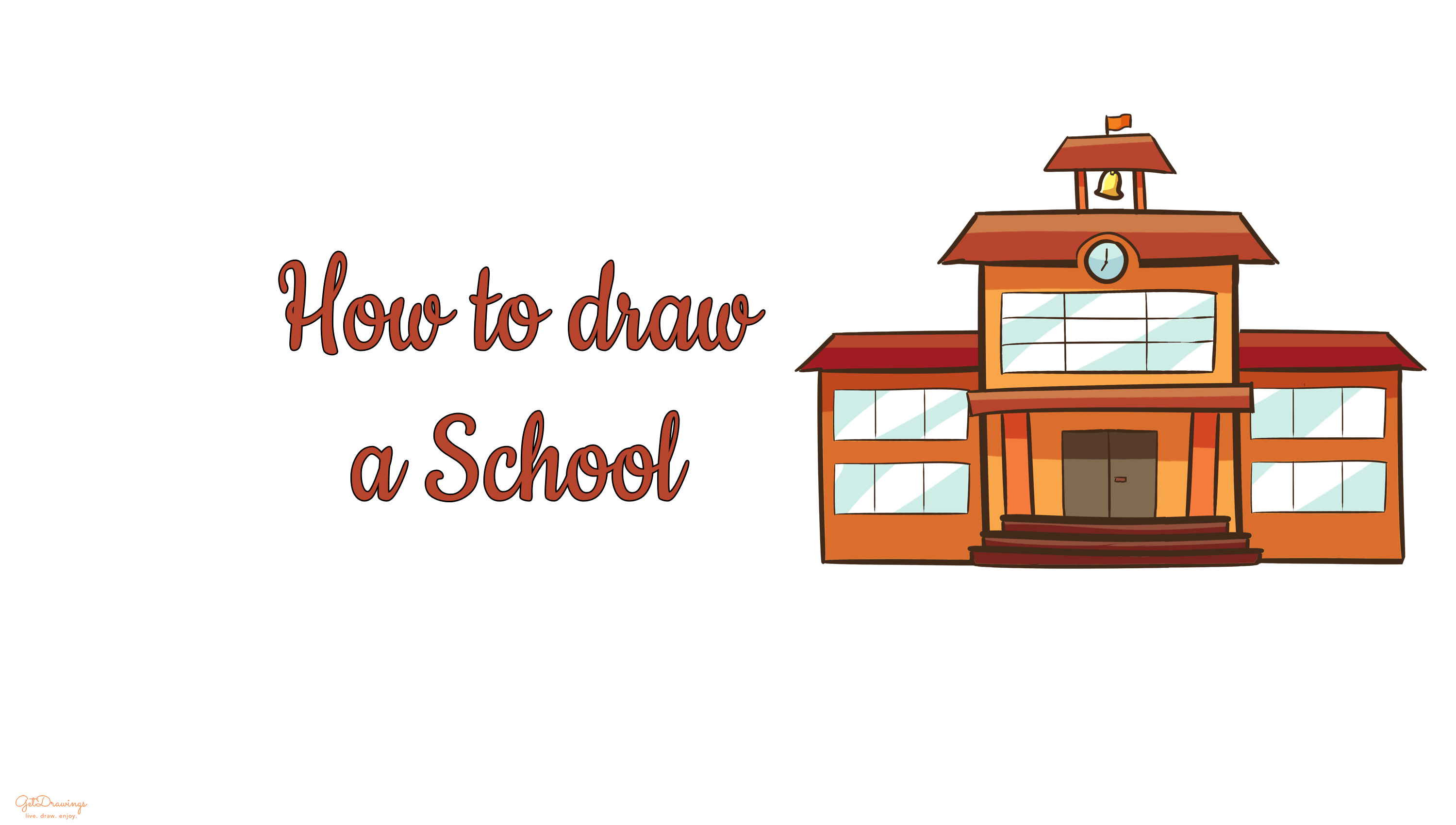 How to Draw a School