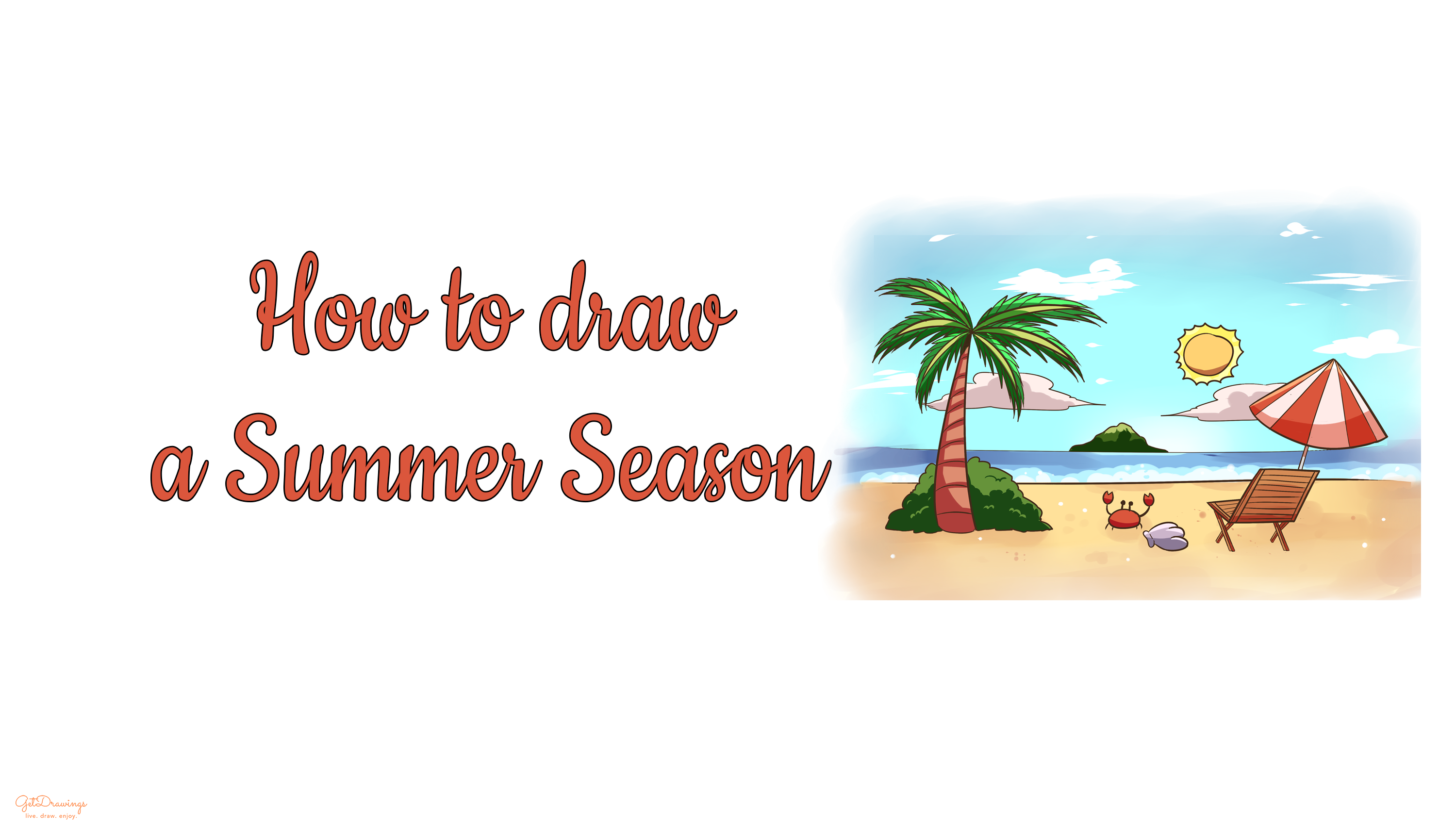 How to draw a Summer Season?