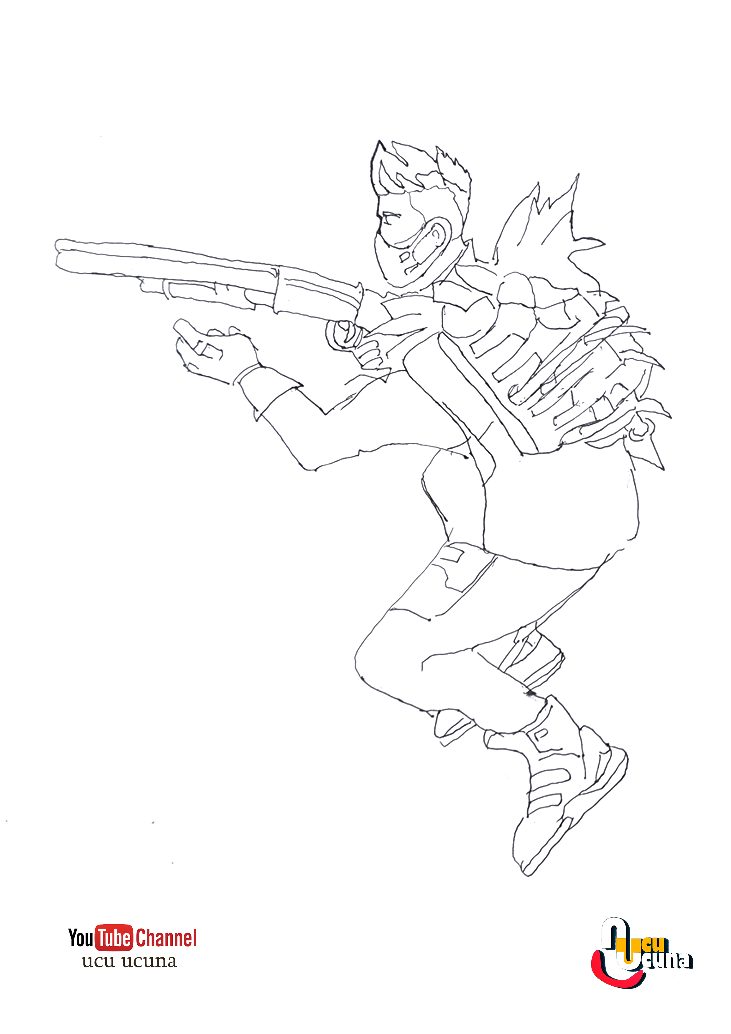 How To Draw Drift Skin From Fortnite Game on GetDrawings.com