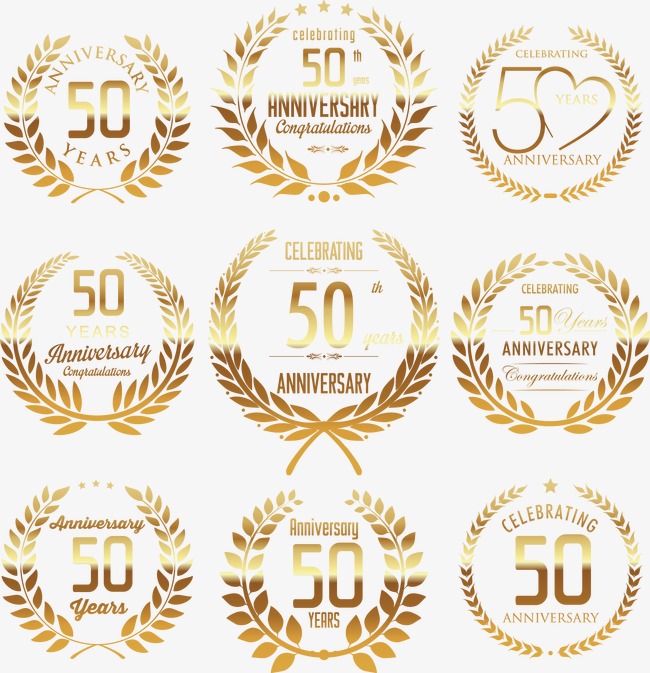 50th Anniversary Vector at GetDrawings Free download
