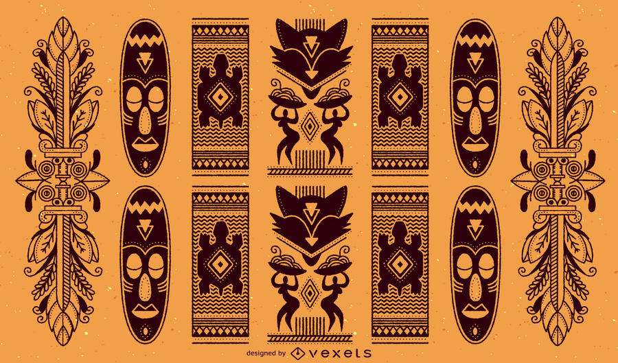 African Pattern Vector At GetDrawings Free Download