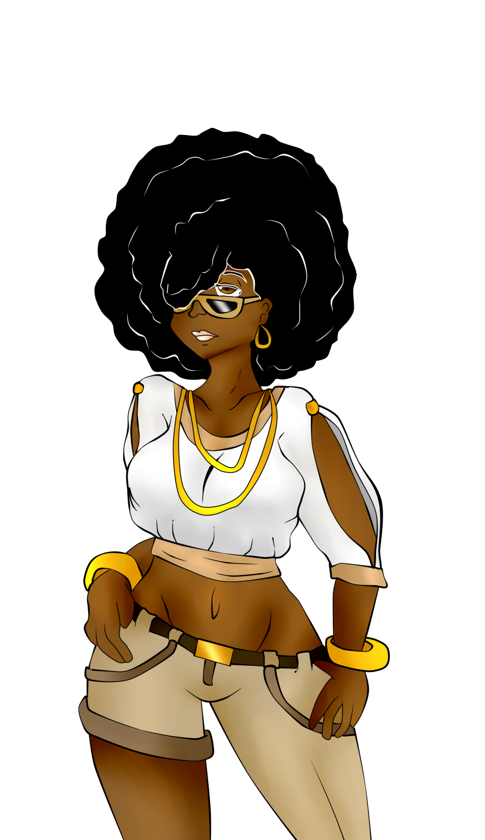 Afro Woman Vector at GetDrawings | Free download