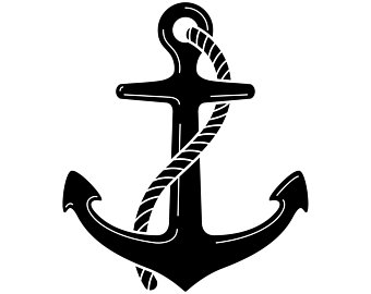 Anchor With Rope Vector at GetDrawings | Free download