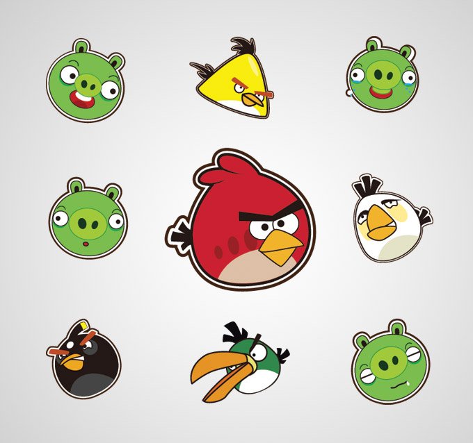 Angry Birds Vector At GetDrawings | Free Download