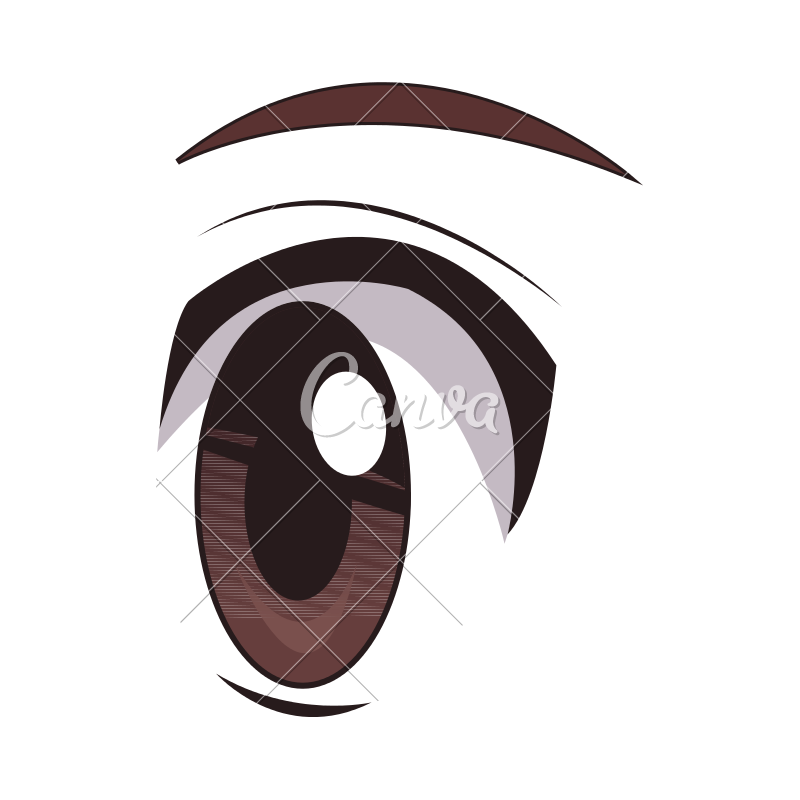 Anime Eyes Vector At Getdrawings Free Download