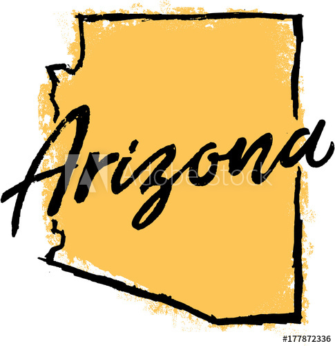 Arizona State Vector At Getdrawings Free Download