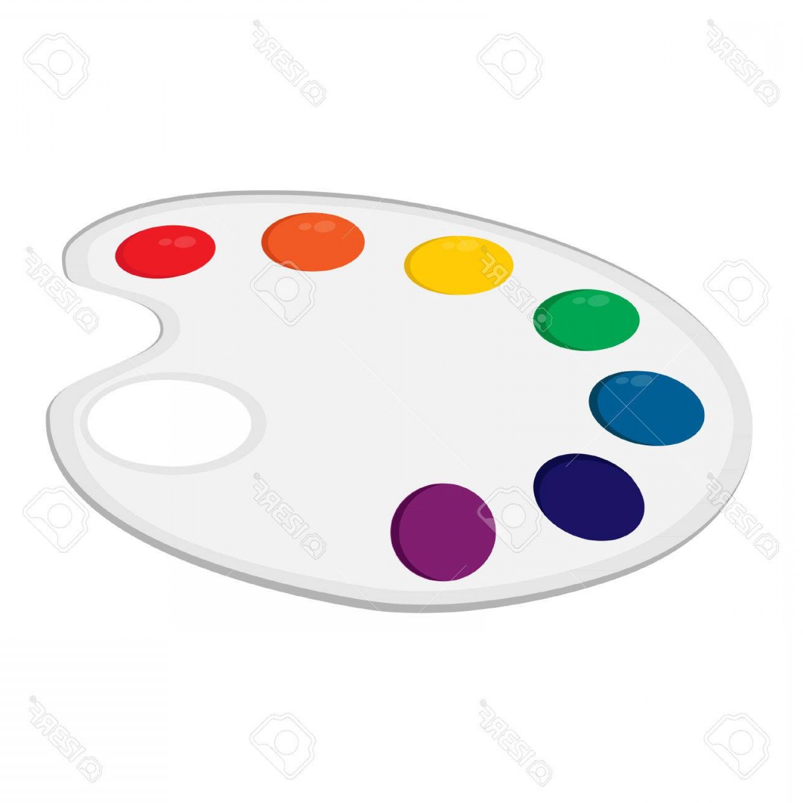 Art Palette Vector At Getdrawings Free Download