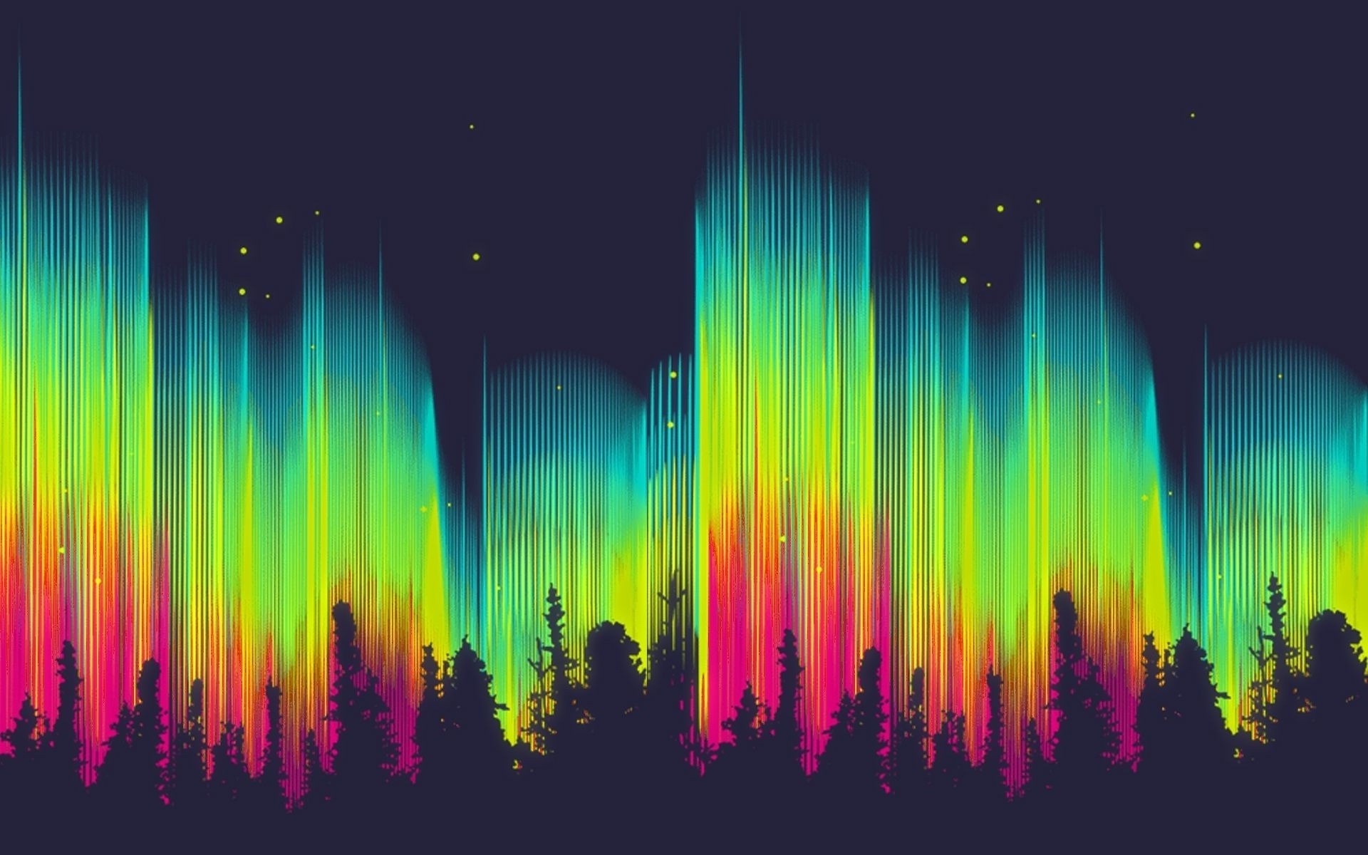 Aurora Borealis Vector at GetDrawings Free download