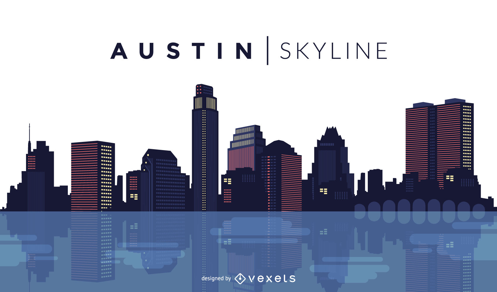 Austin Skyline Vector at GetDrawings Free download