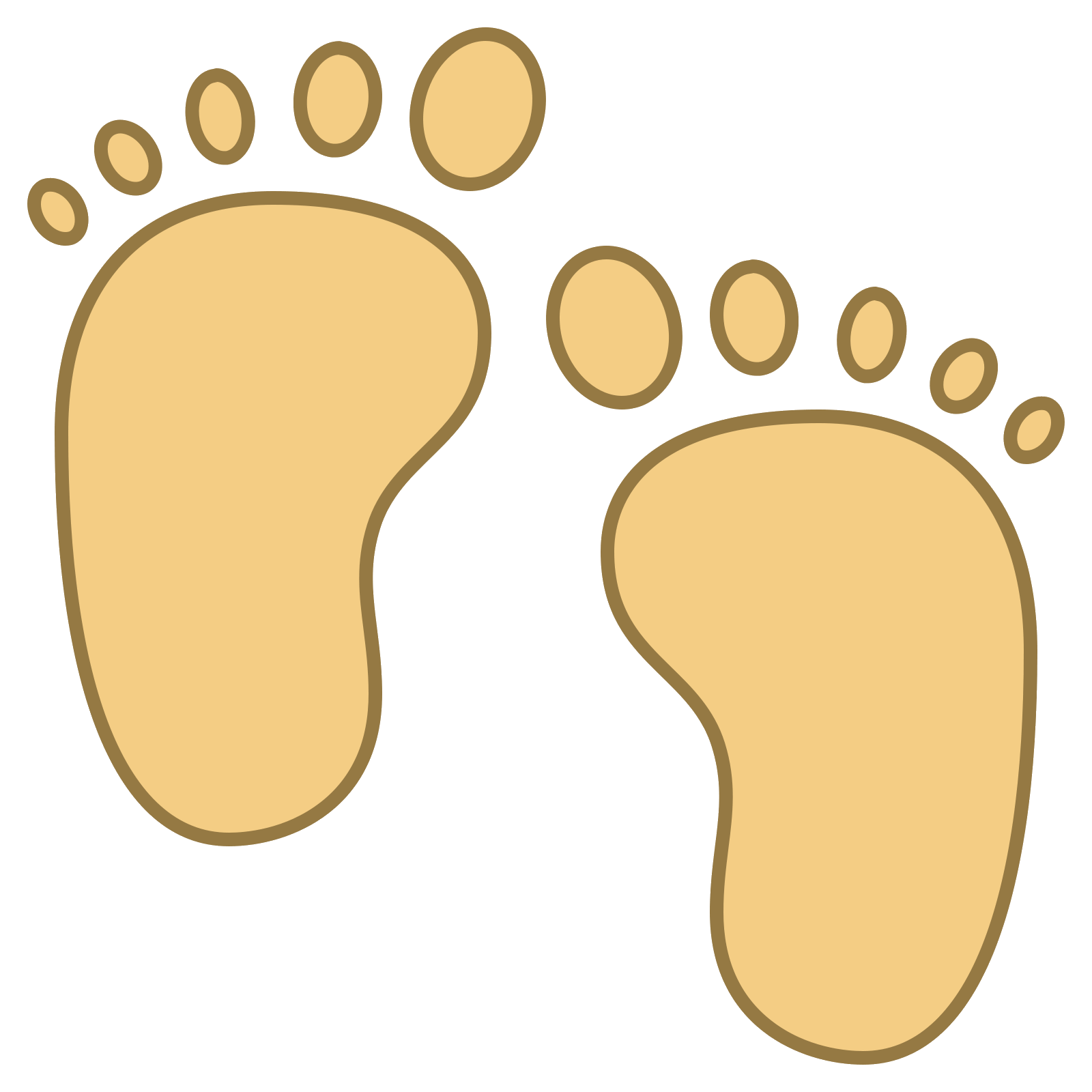 Baby Feet Vector at GetDrawings | Free download