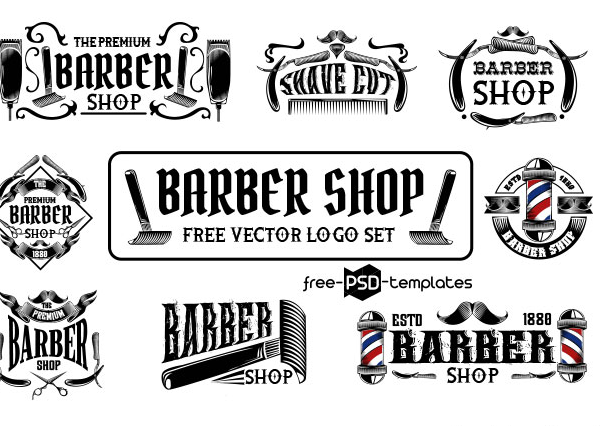 Barber Shop Logo Vector At Getdrawings Free Download