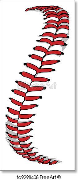 Baseball Laces Vector at GetDrawings | Free download