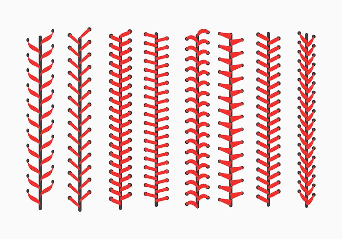 Baseball Laces Vector at GetDrawings | Free download