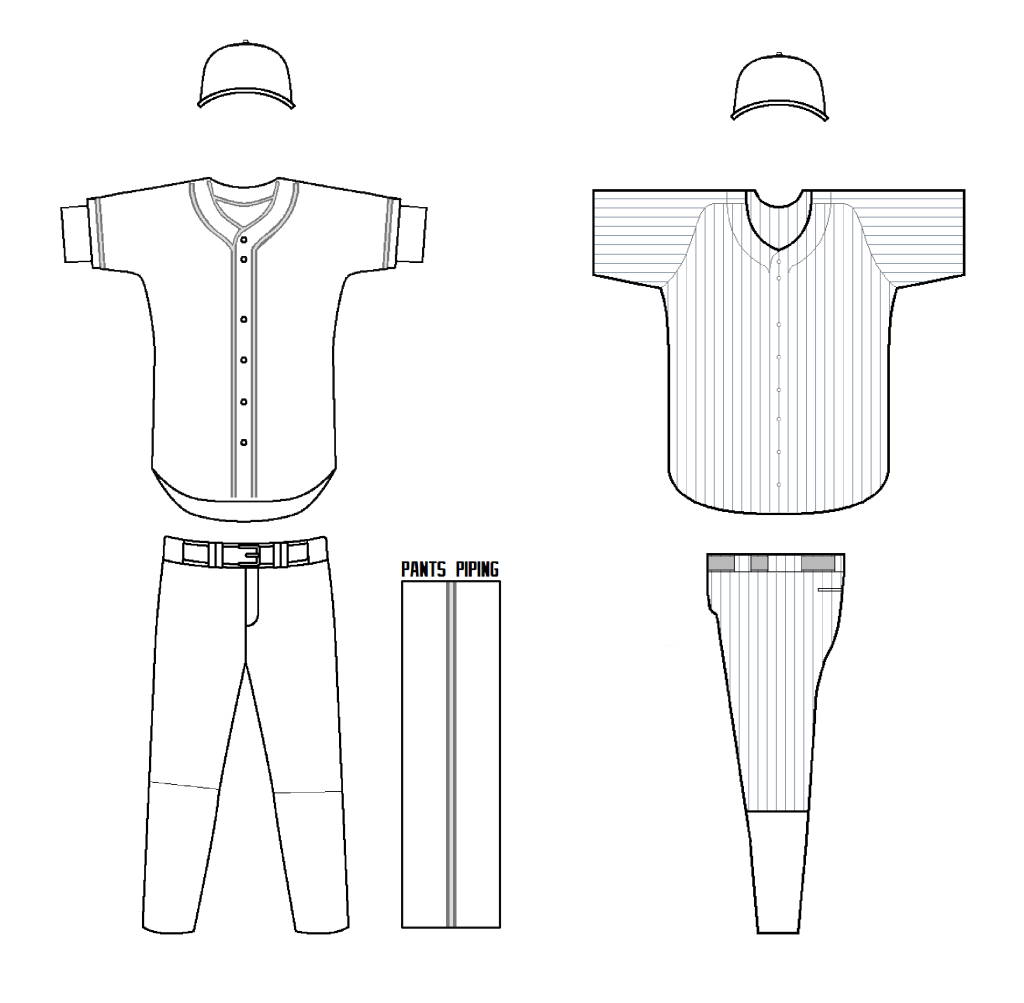 Baseball Uniform Template Vector at GetDrawings Free download