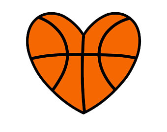 Basketball Heart Vector At Getdrawings Free Download