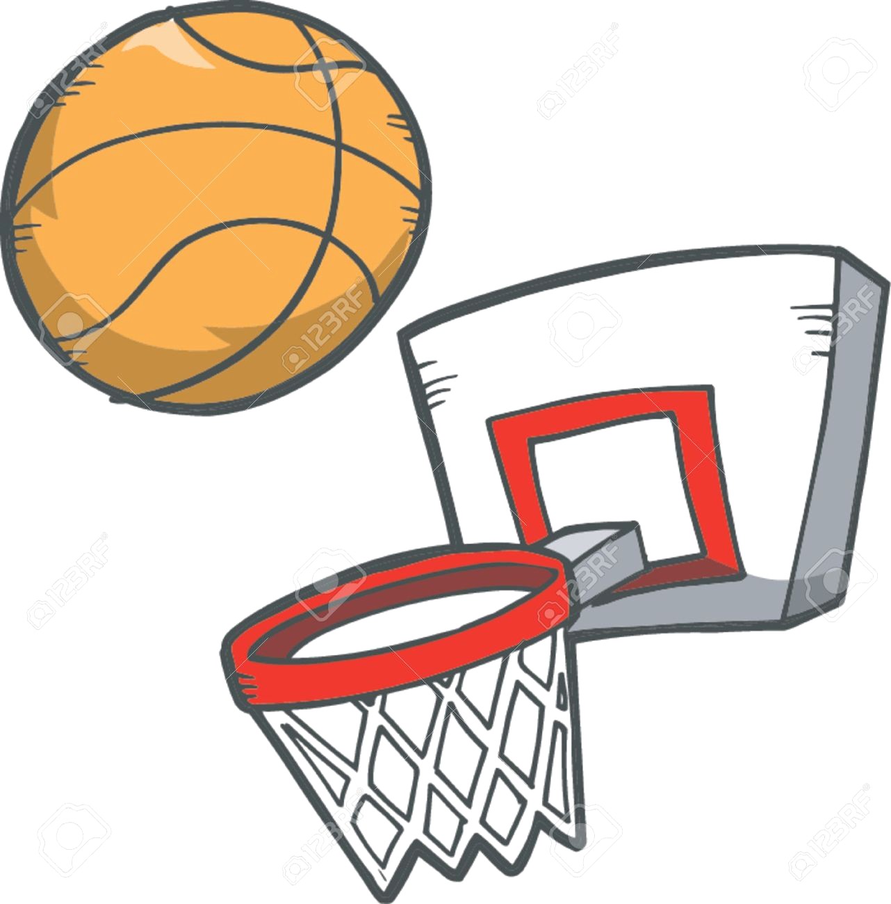 Basketball Hoop Vector Free at GetDrawings | Free download